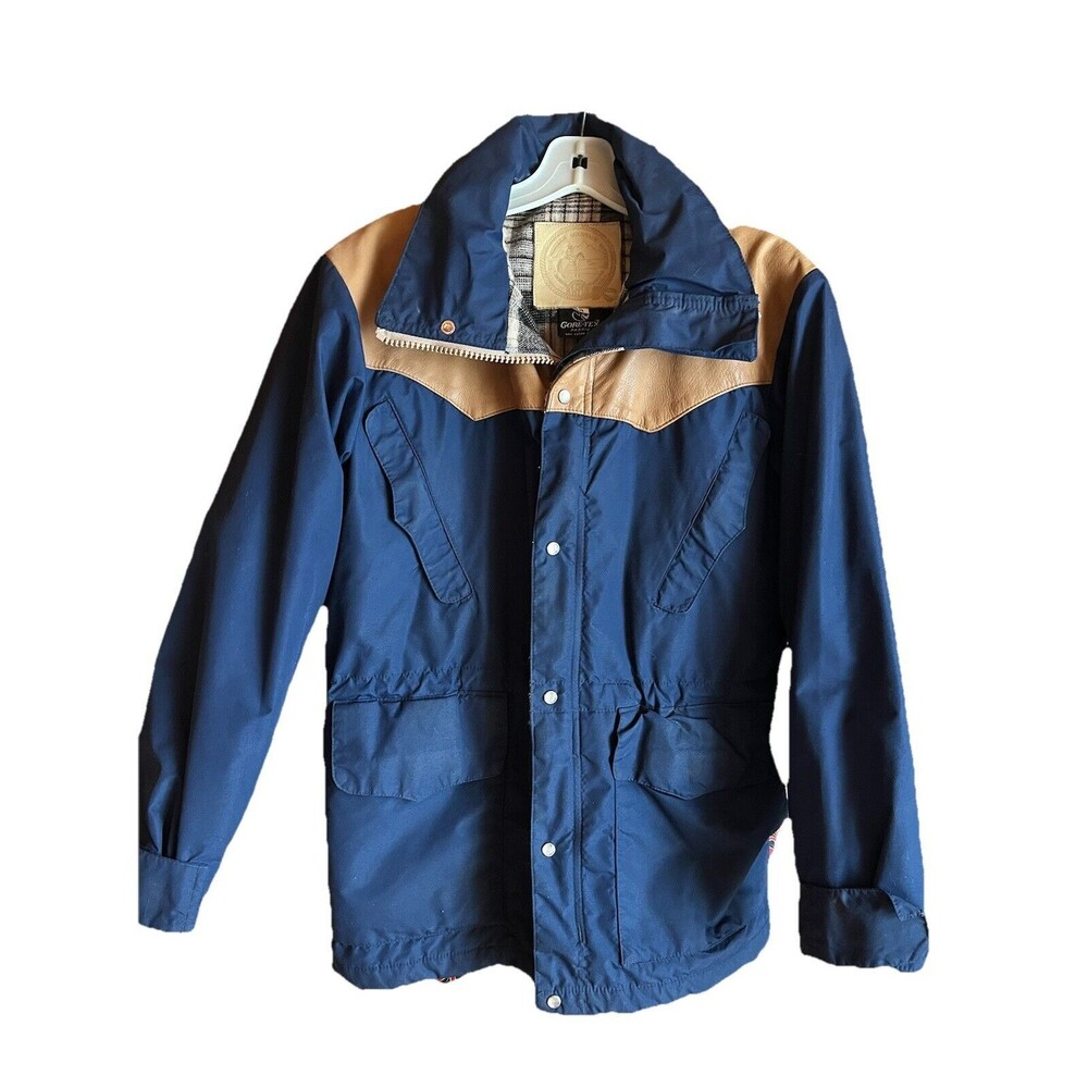 Western Mountain Outfitters Vintage Gortex Leather Lined Ski Snow Jacket Women M